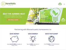 Tablet Screenshot of homeworksenergy.com